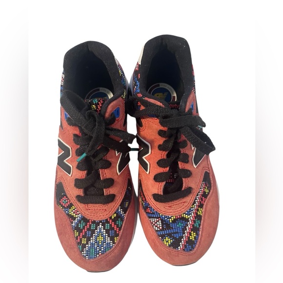 New Balance Shoes - New Balance 580 Elite Women's‎ Size 7 Considered Chaos Aztec Red School Preppy
